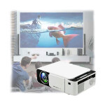 Borrego T5 Wi-Fi 1080P Projector And Speakers With 5 Connection Ports Easily Connect To Multiple Devices